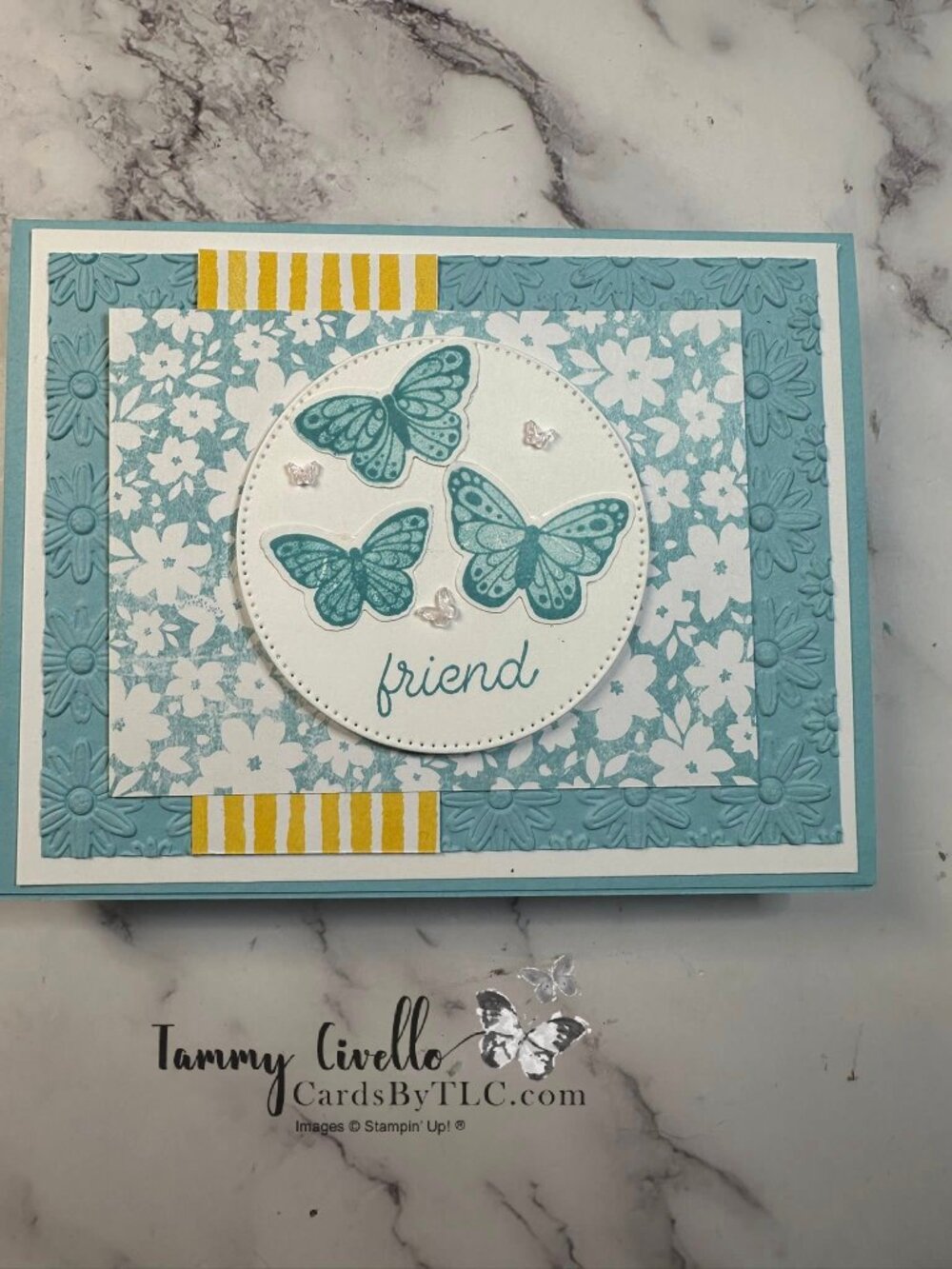 Friendship Card - Hand Crafted By Me